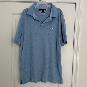 Tommy Hilfiger Men's Light Blue Polo Shirt